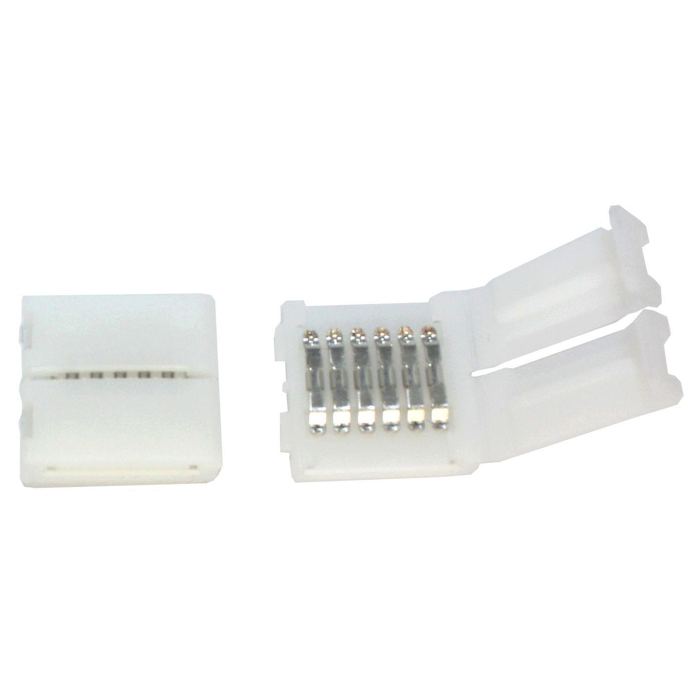 RGBW CCT LED Clip Verbinder für 12mm RGBW CCT LED Streifen 17x5mm
