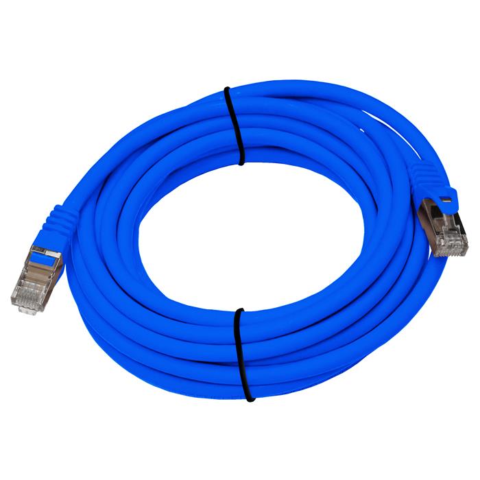 5m RJ-45 Network cable Patch cable CAT7 Blue S/UTP Ethernet DSL LAN CAT.7