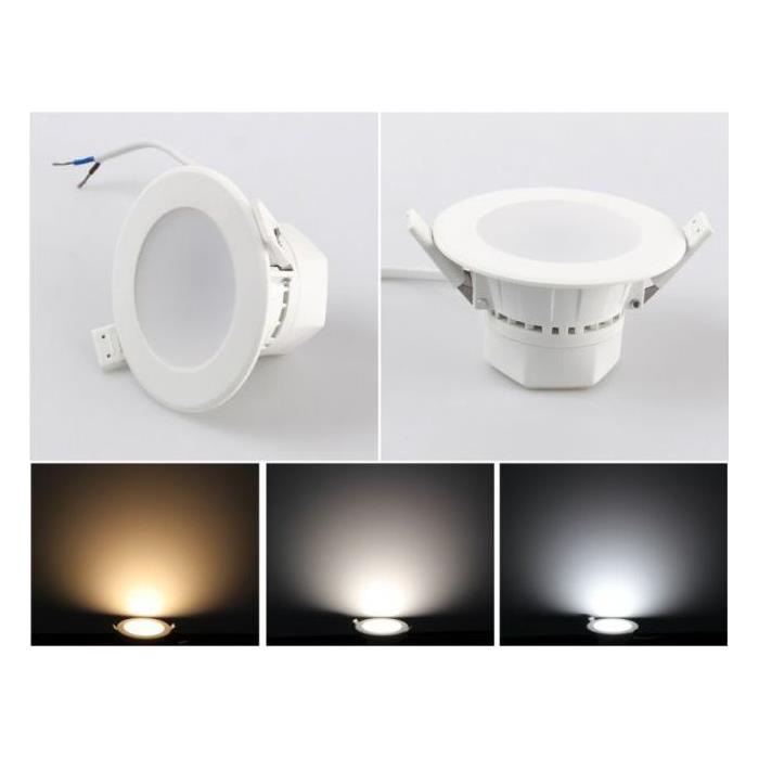 LED Downlight 15W Recessed ceiling lamp Round Neutral White 4500K 1200lm d145mm 90°