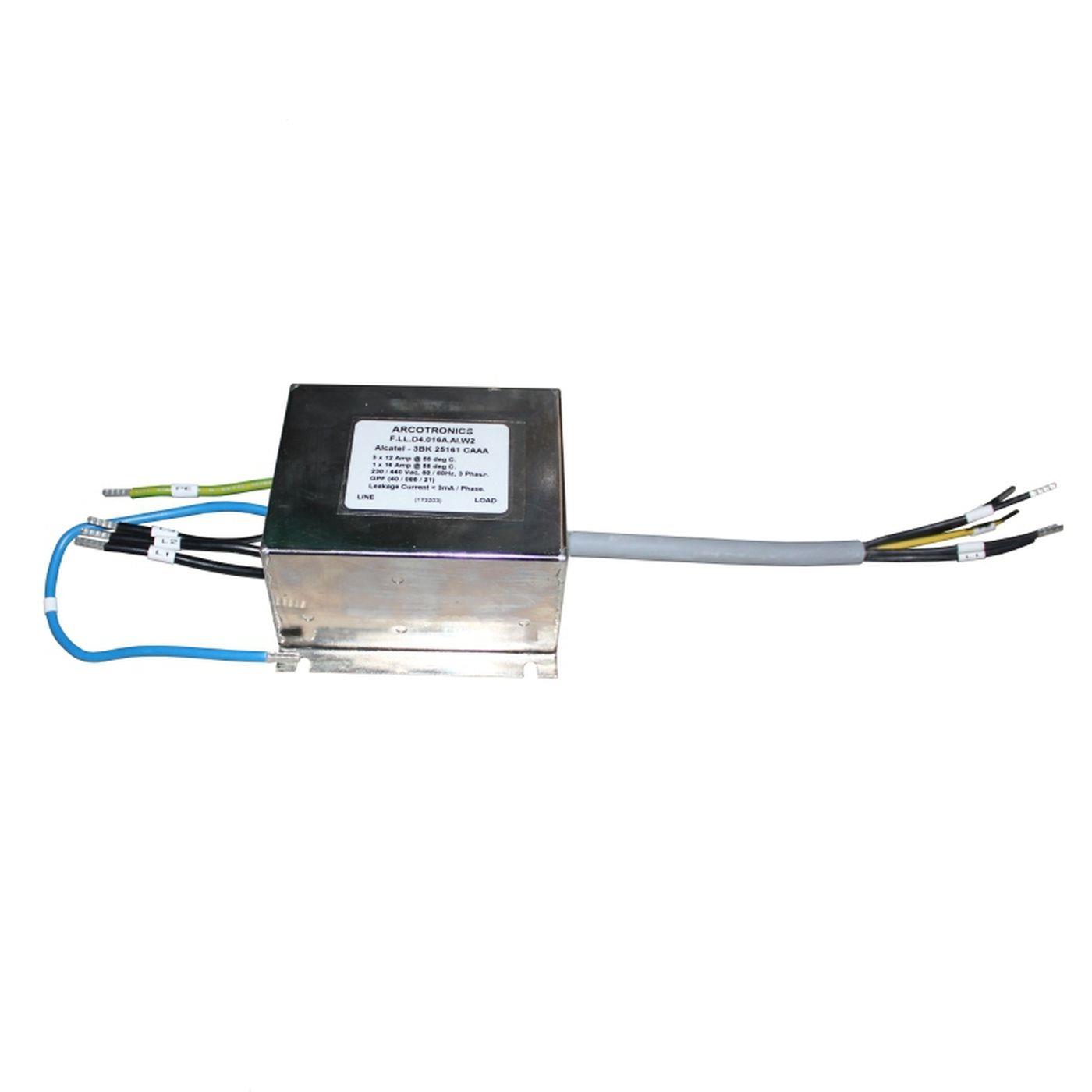 3-phases Mains filter 3x12A @ 440V AC Arcotronics FLLD4016AAIW2