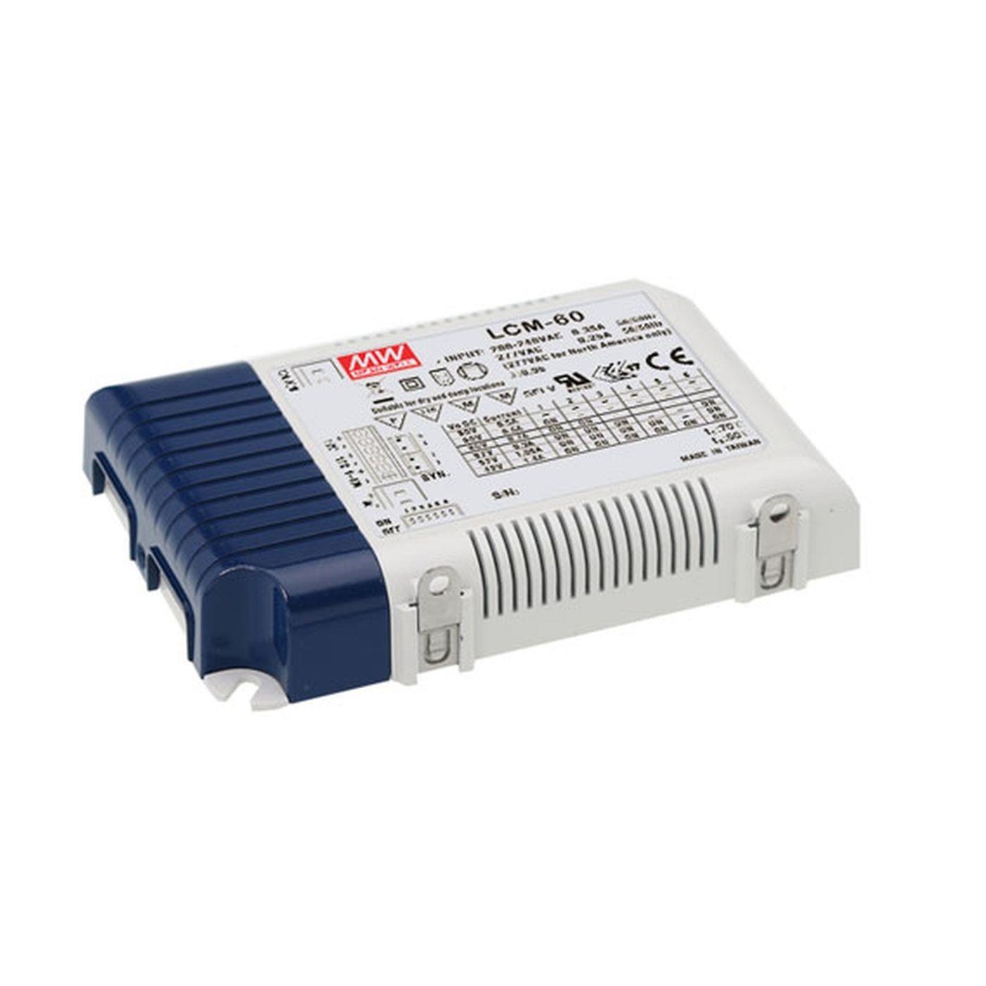 LCM-60 60W 0-10V Dimmable Constant current LED power supply Driver Transformer 500 600 700 900 1050 1400mA