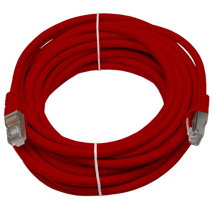 7,5m RJ-45 Network cable Patch cable CAT7 Red S/UTP Ethernet DSL LAN CAT.7