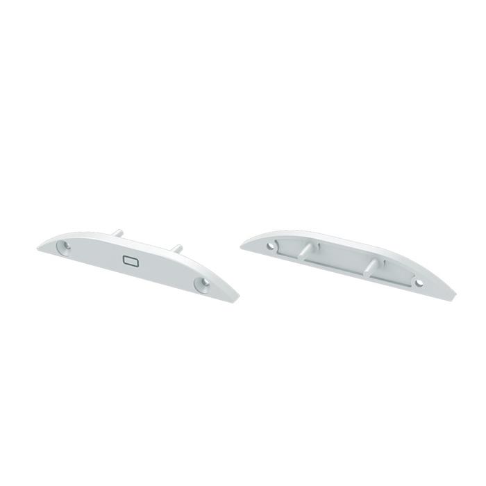End cap for Lumonic Type Reto LED profiles Holder Plastic White