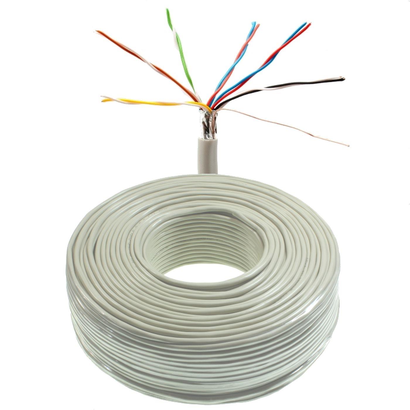 100m Telephone cable 6x2x0,6mm JYSTY 12 Wires ISDN Telecommunication cable Installation Cable J-Y(ST)Y