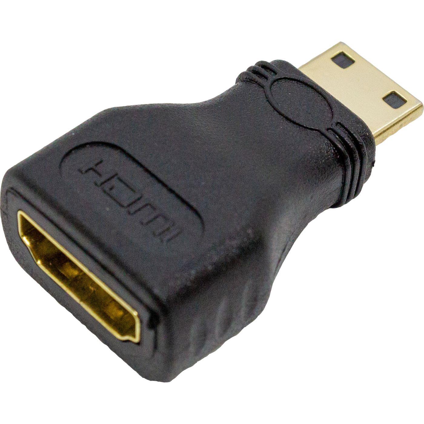 HDMI Adapter Socket to Mini HDMI Plug FULL HD gold plated Contacts for Projector