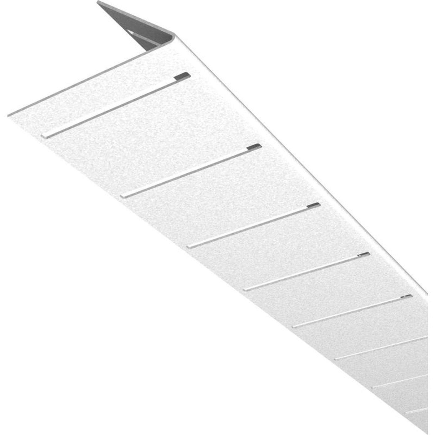2m LED Drywall profile AWP for existing light coves for Plasterboard Steel Zinc sheet