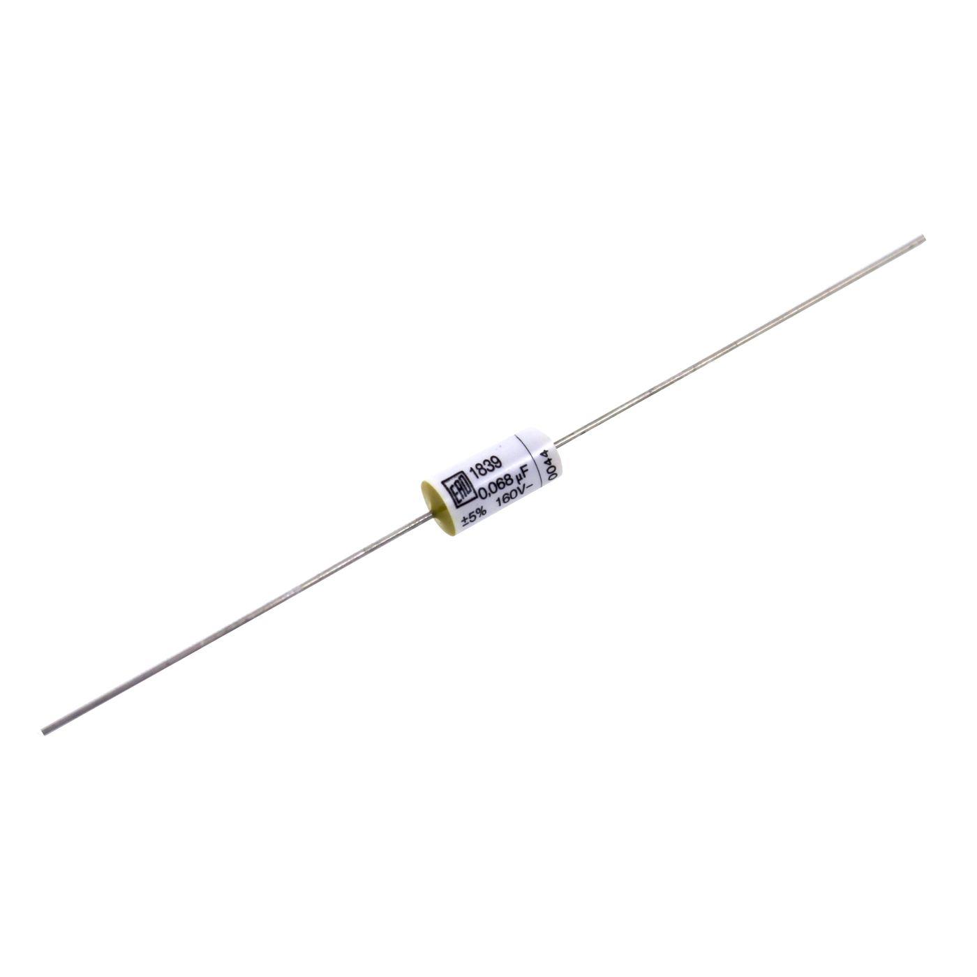 MKP Folien Kondensator Axial 0,068µF 160V DC Vishay MKP1839368164 68nF