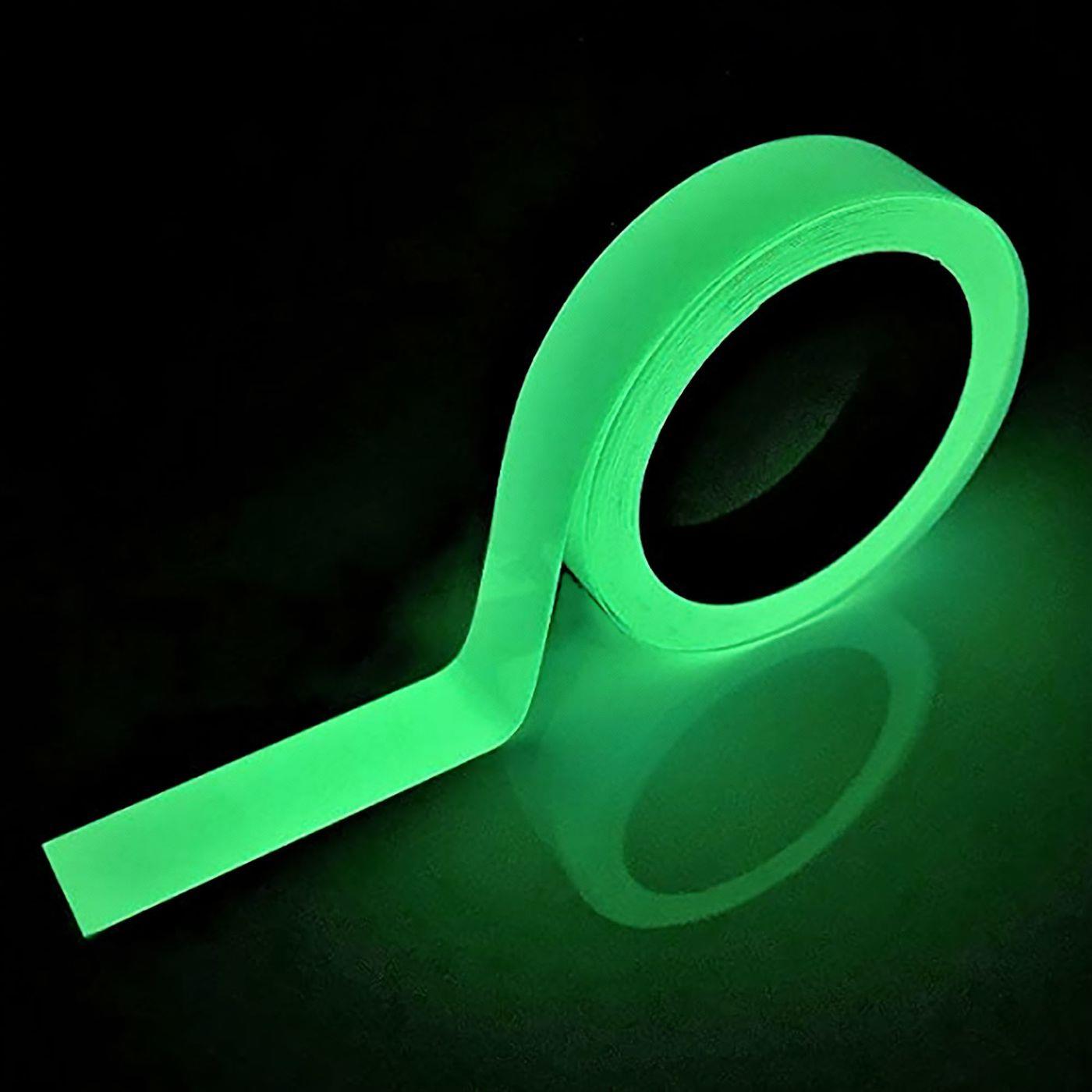 10m fluoreszierendes Klebeband 25mm Grün nachleuchtend neon Leucht Folie Phosphor Markierungsband