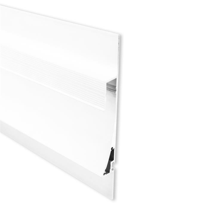 2m LED profile TBP12 White 144x14,3mm Aluminium Drywall profile for 11mm LED strips