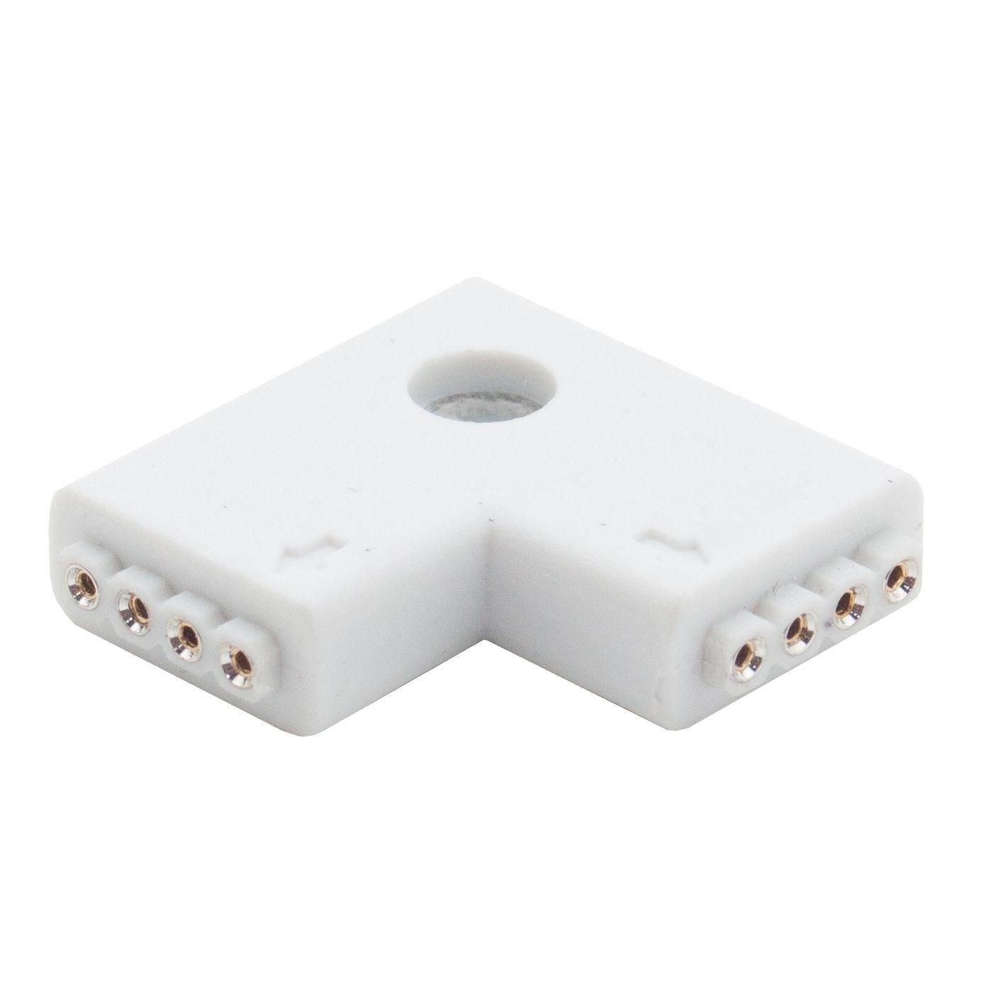 RGB LED Steck Eckverbinder 4 Pin Buchse 13x6mm 90° "L" Verbinder