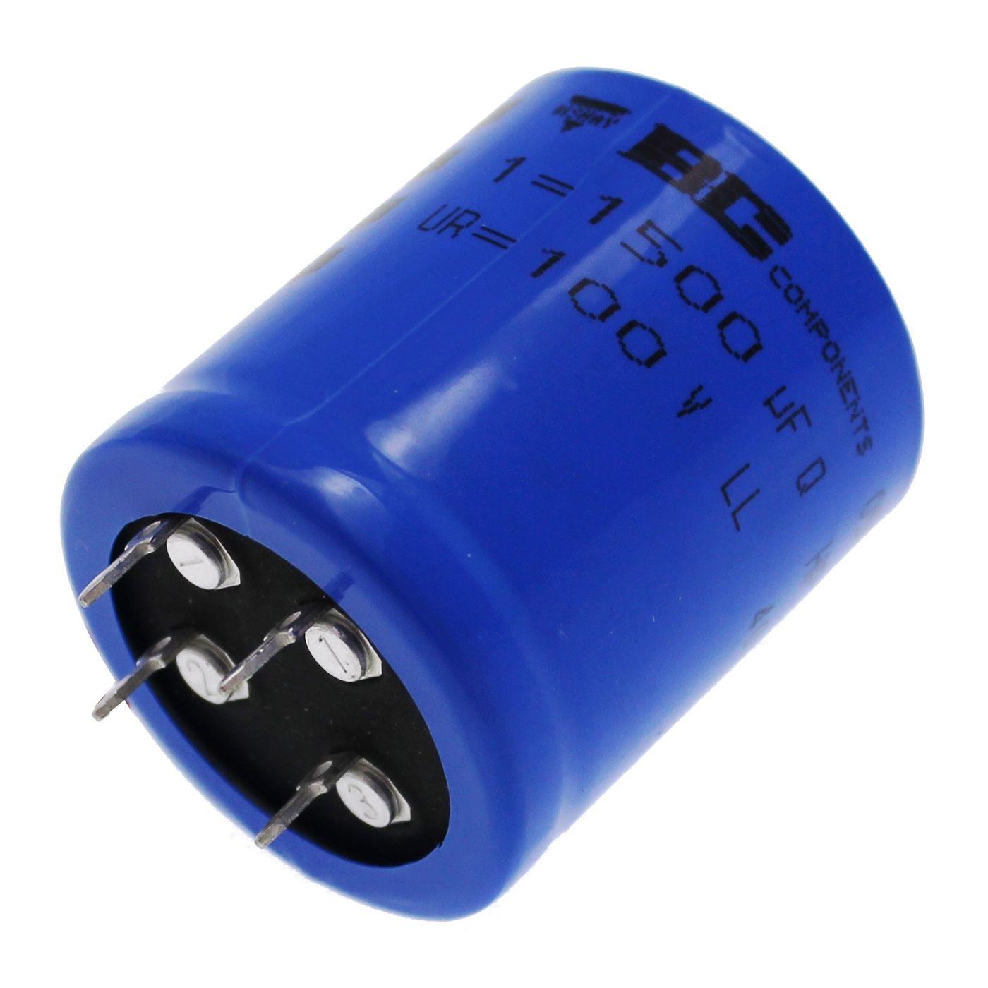 4-Pin Elko Kondensator Radial 1500µF 100V 85°C 222205059152 d35x40mm 1500uF
