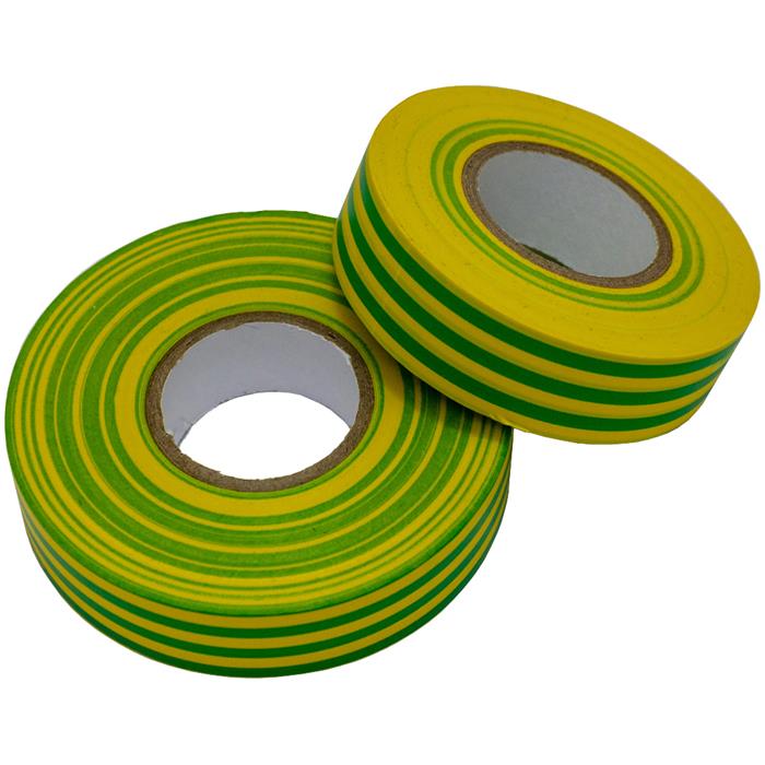 33m PVC Isolierband 19mm Klebeband Gelb Grün Isolierband Elektriker Bastler