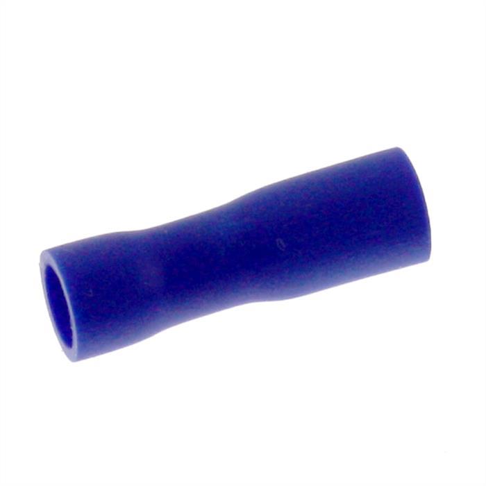 25x Flachsteckhülse vollisoliert 1,5-2,5mm² Steckmaß 0,8x2,8mm Blau für Flachstecker Messing verzinnt