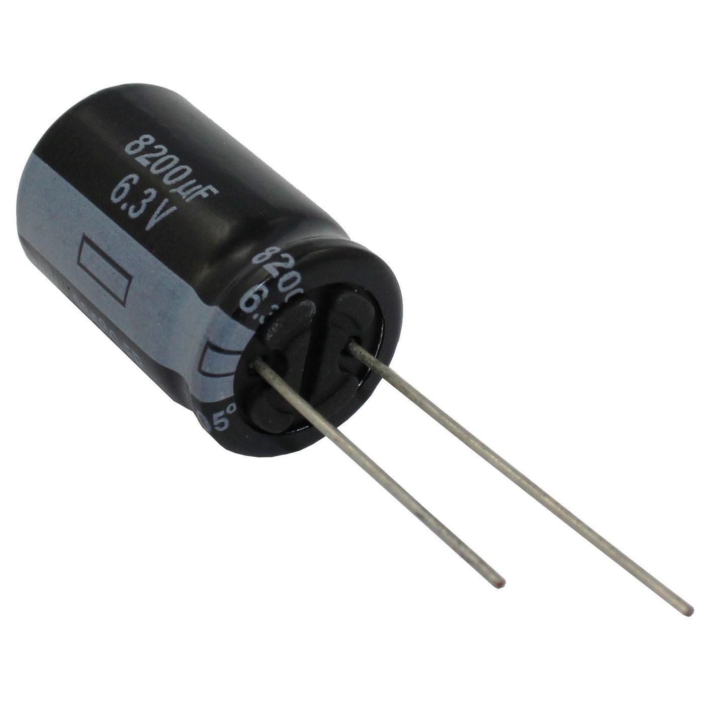Electrolytic capacitor Radial 8200µF 6,3V 105°C EEUFR0J822X d16x25mm 8200uF