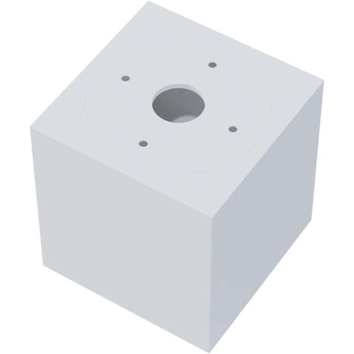 LED Aufbaurahmen Quadratisch 80x80x84mm Weiß Aluminium Schwenkbar Spot GU10 MR16