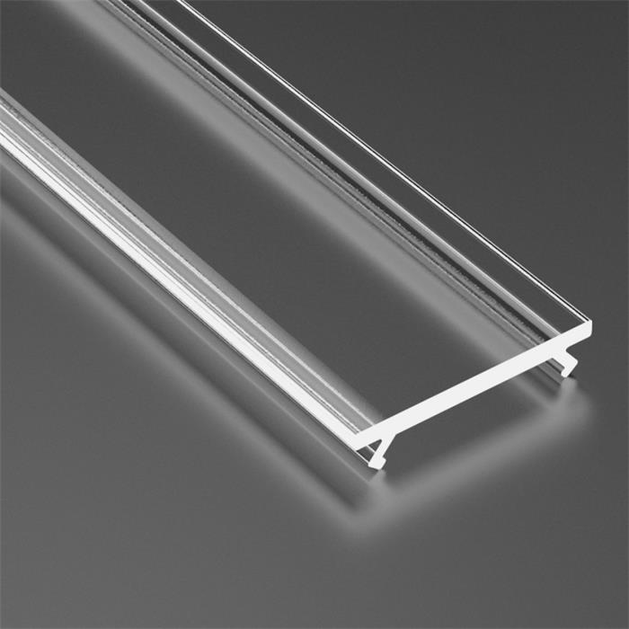 1m Abdeckung für Lumonic Typ A, B, C, H, Y, Cosmo, Reto LED Profile Kunststoff Transparent