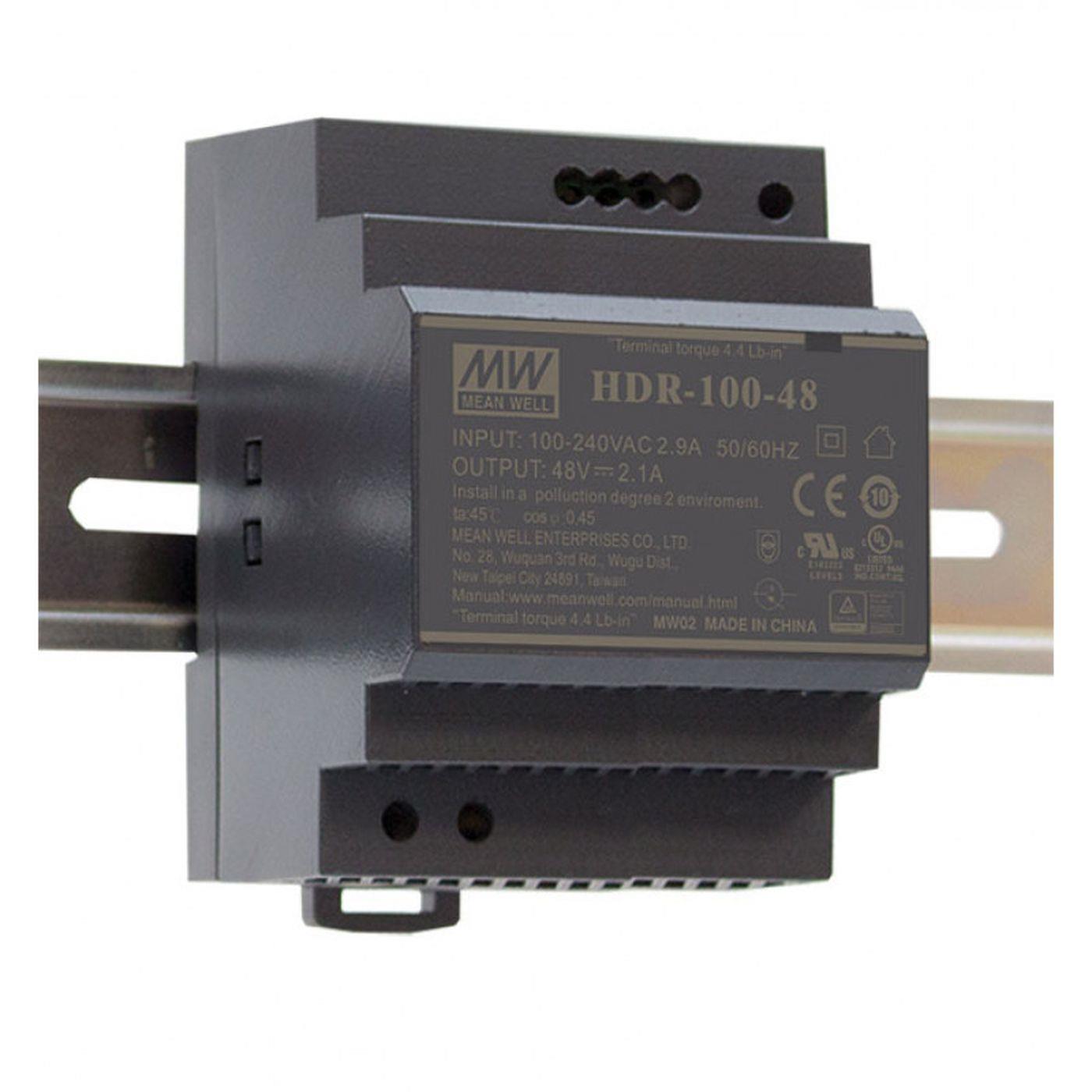 HDR-100-15 92W 15V 6,13A Hutschienen Netzteil