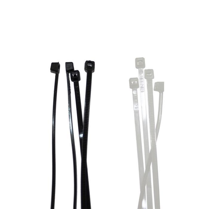 100x Cable tie 250 x 2,8mm White Natural 8,2kg PA6.6 Polyamide Industrial quality