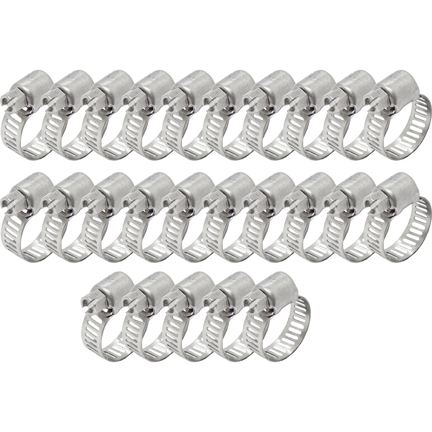 25x Schlauchschelle Edelstahl V2A 201 13-19mm Rohrschelle Halterungsschelle
