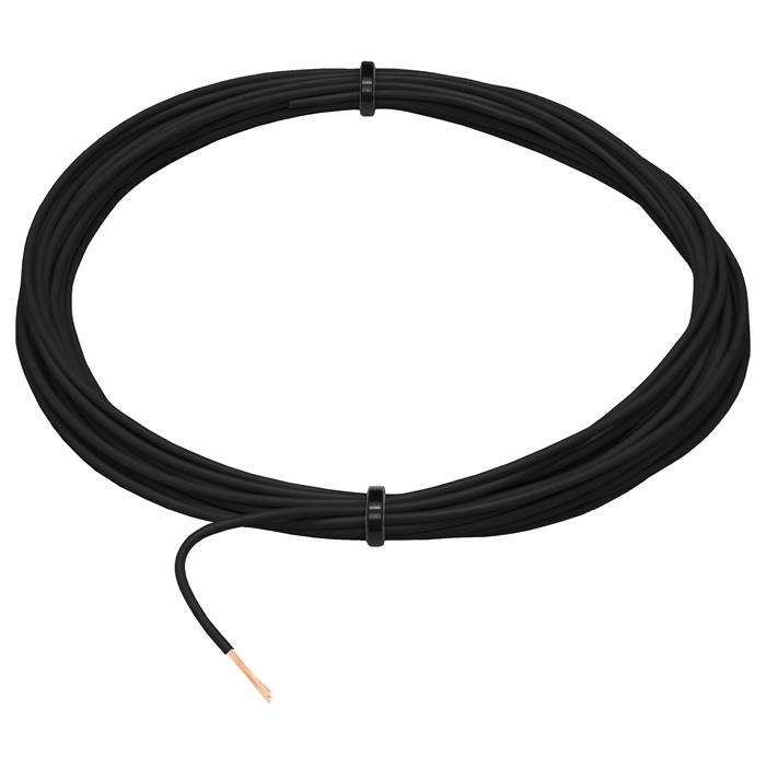 1m FLRY Fahrzeugleitung Schwarz 0,5mm² rund Kabel Litze KFZ Stromkabel