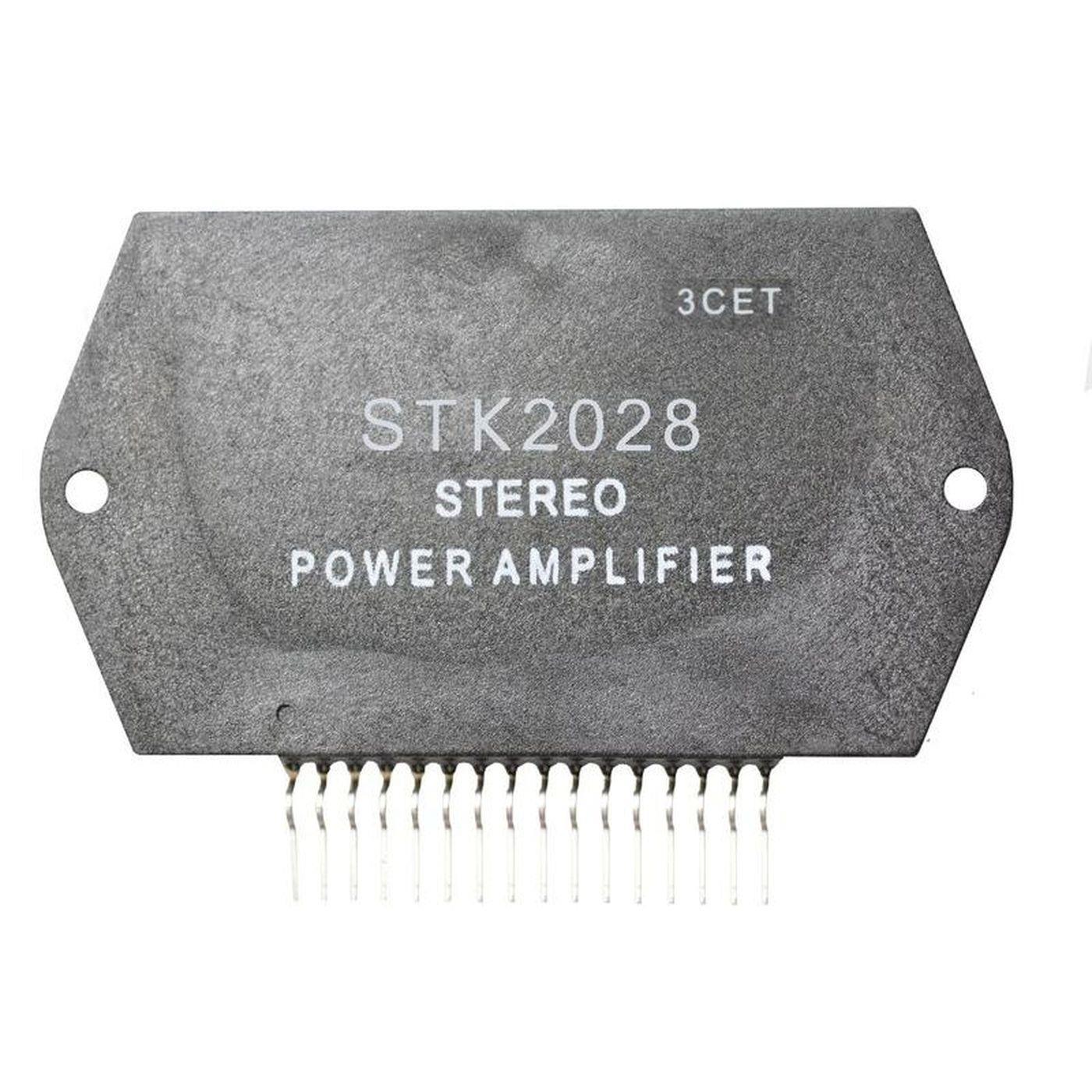 Hybrid IC STK2028 80x45mm Stereo Power amplifier