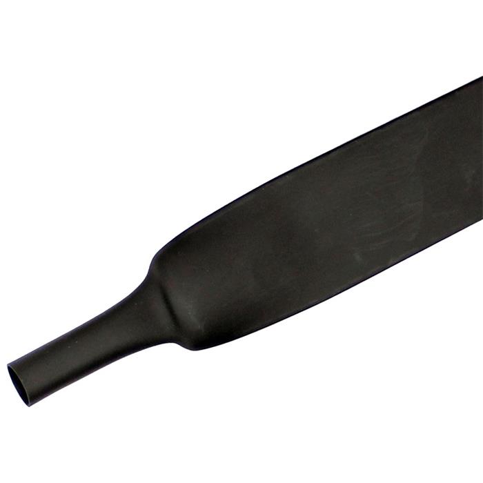 1m Heat shrink tubing 2:1 32 -> 16mm Black Flexible