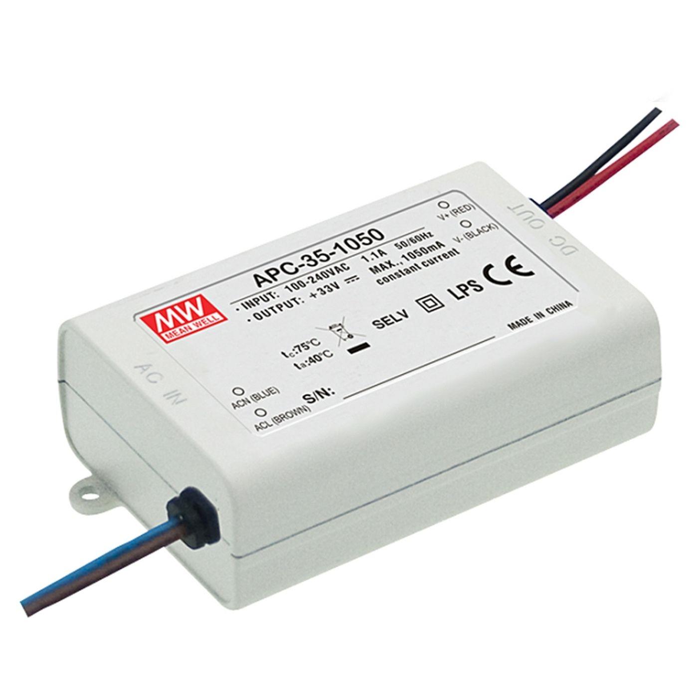 APC-35-350 35W 350mA 28...100VDC Constant current LED power supply Driver Transformer