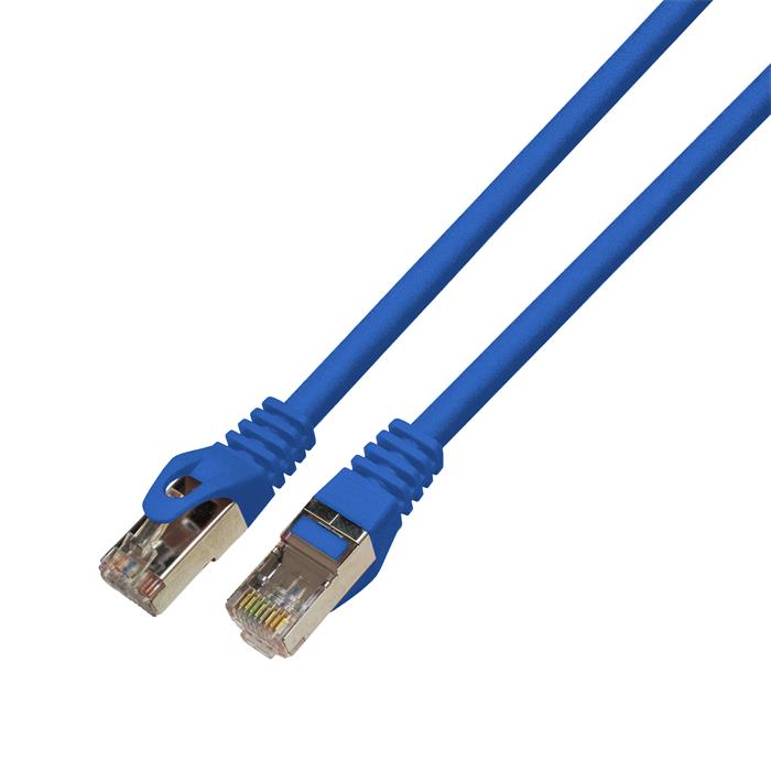 1,5m RJ-45 Network cable Patch cable CAT7 Blue S/UTP Ethernet DSL LAN CAT.7