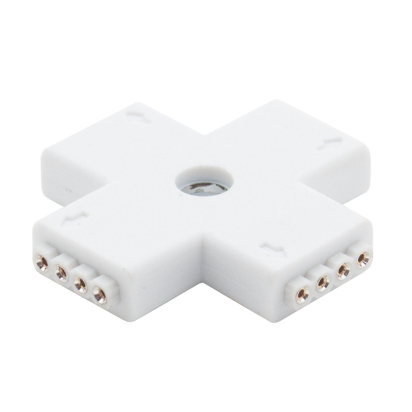 RGB LED Steck "+" Verbinder 4 Pin Buchse 13x6mm