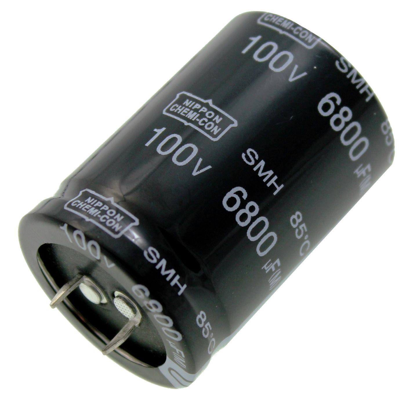 Snap-In Elko Kondensator Radial 6800µF 100V 85°C ESMH101VNN682MA50S d35x50mm 6800uF