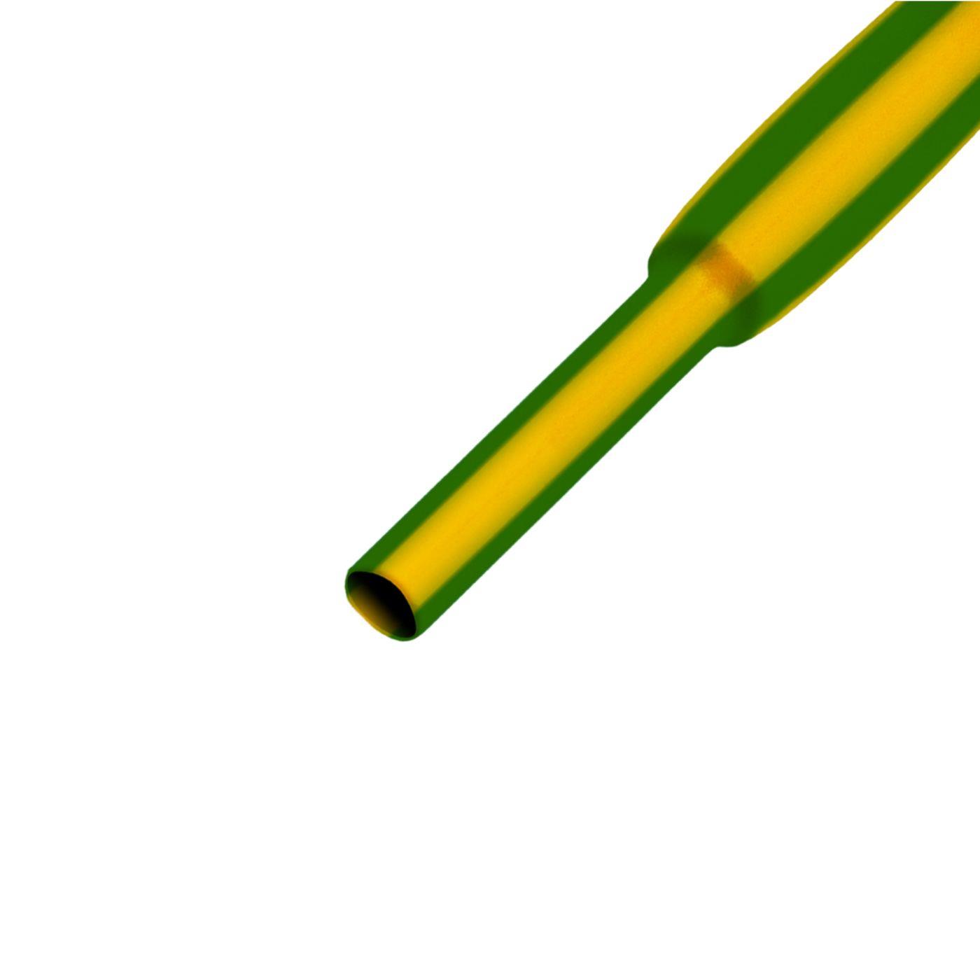 11,5m Schrumpfschlauch Box 2:1 3,2 -> 1,6mm Grün Gelb Flexibel