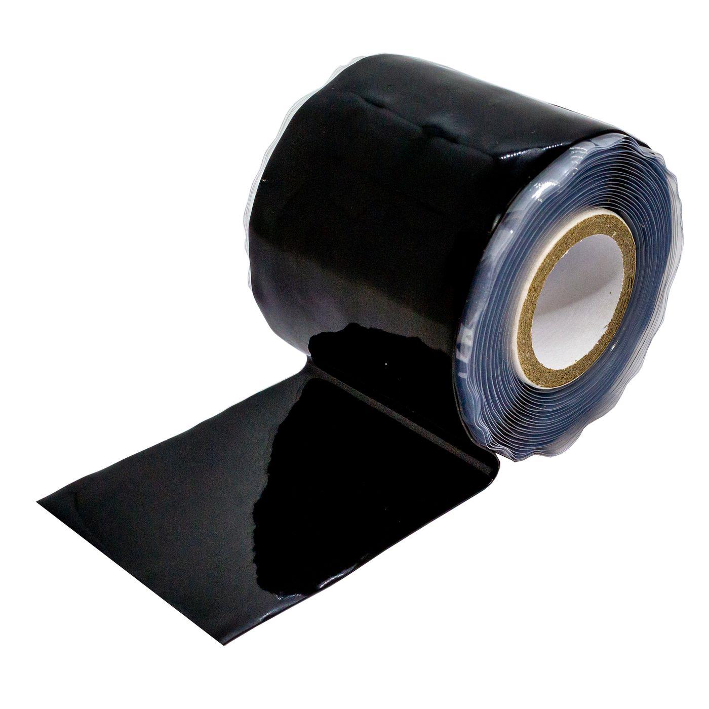 3m Selbstverschweißendes Silikonband 50mm Abdichtband schwarz -50...260°C 0,50mm