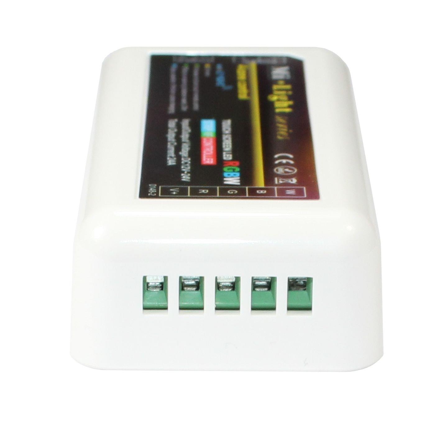 MiLight MiBoxer RGBW LED 4-Zone Empfänger 12...24V 240W für Farbwechsel Streifen 5-Pin