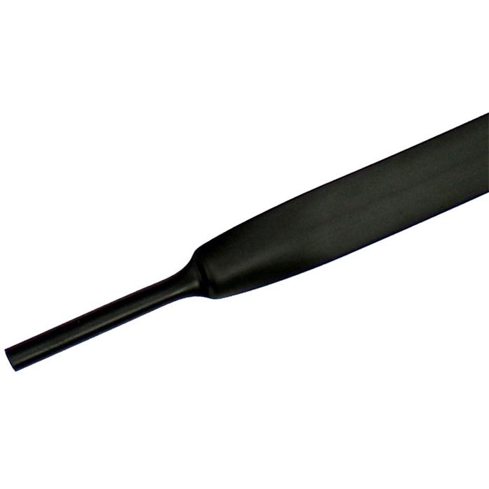 1m Schrumpfschlauch 2:1 12,7 -> 6,4mm Schwarz Flexibel