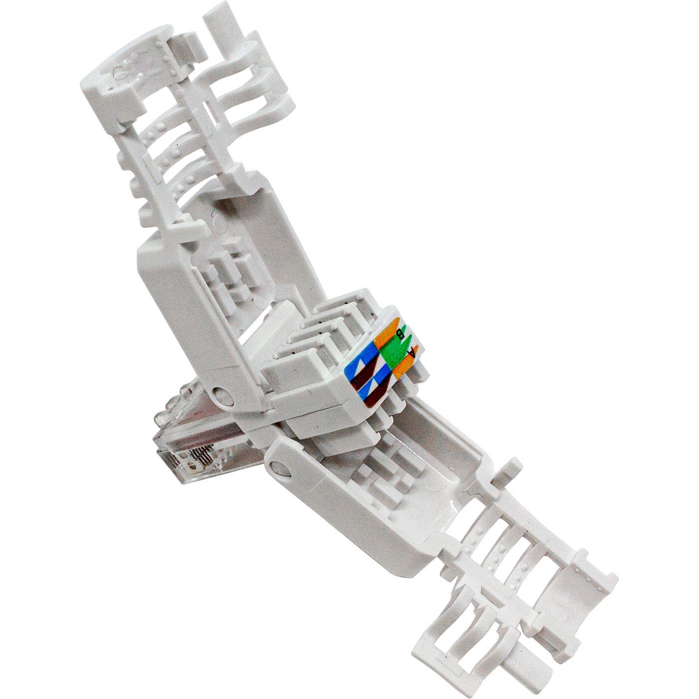 Network connector toolless RJ45 Plug CAT5 CAT6 LAN gold plated contacts Cat 6 Without tool Patch Cable