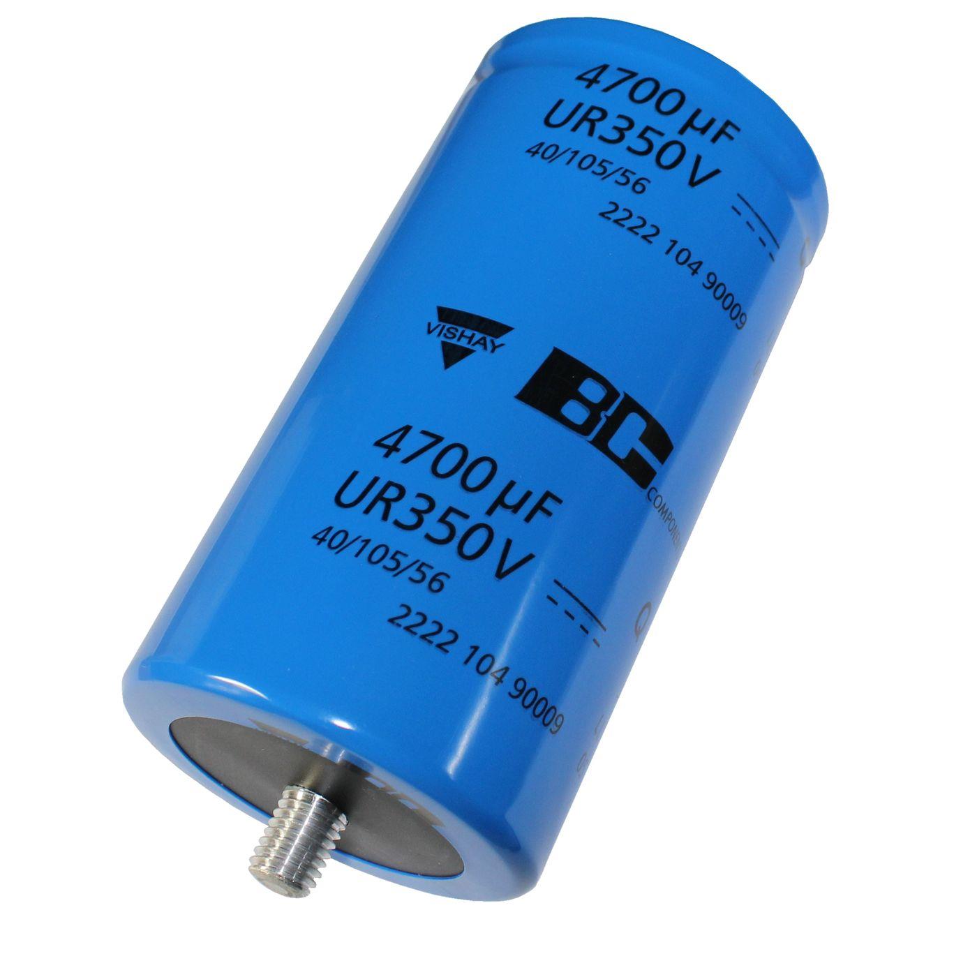 Schraub Elko Kondensator Radial 4700µF 350V 105°C MAL210490009E3 d77x145mm 4700uF