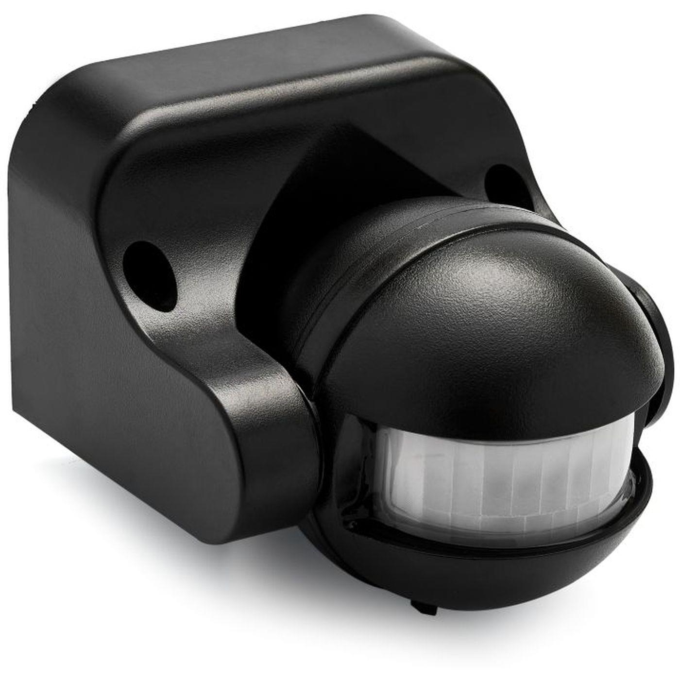 Motion detector #2 300W LED 1200W Halogen 230V IP44 180° 12m Range black