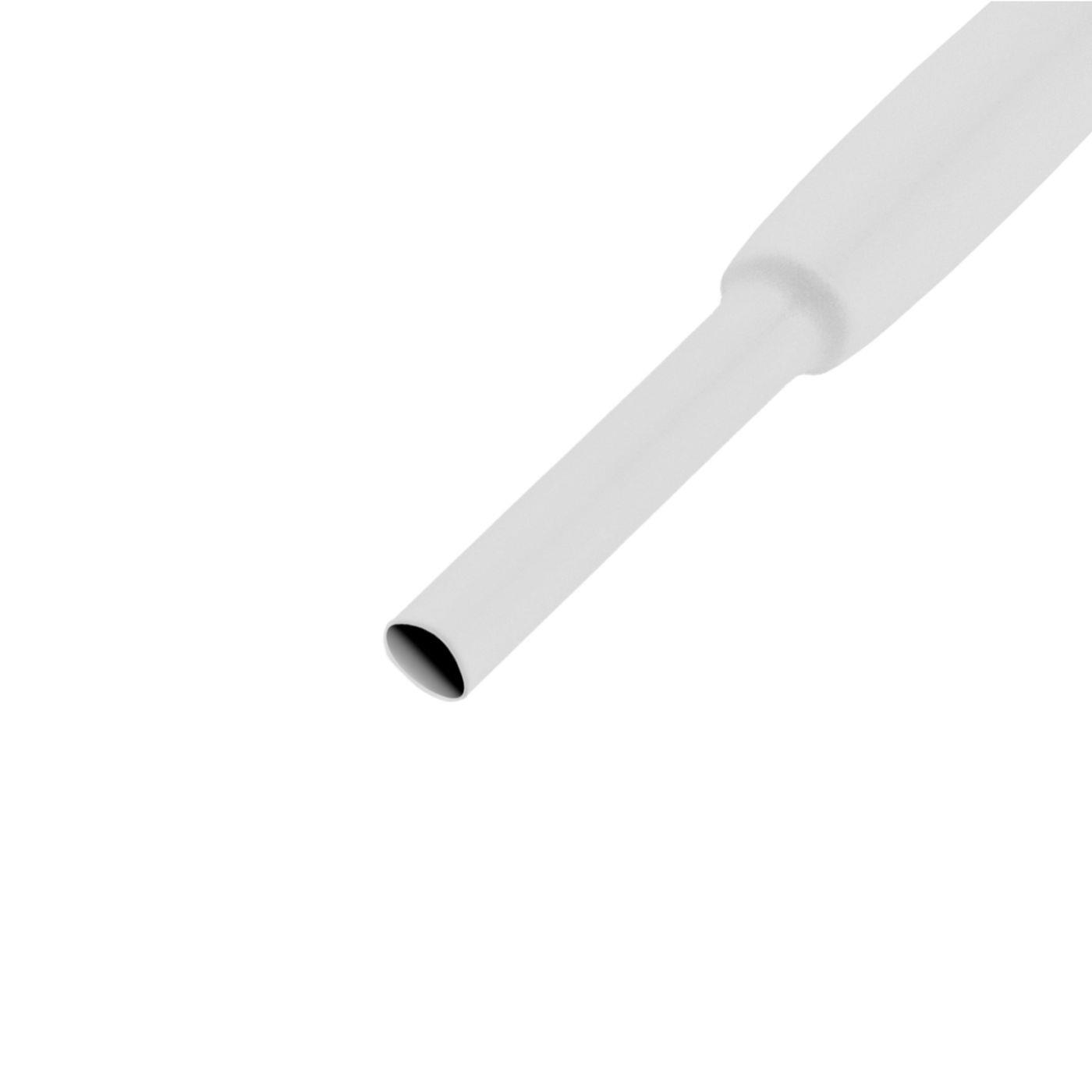 11,5m Heat shrink tubing Box 2:1 3,2 -> 1,6mm White Flexible