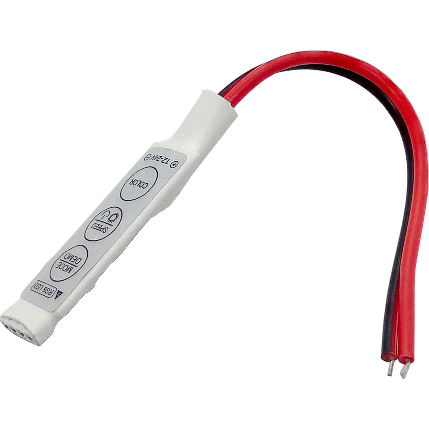 Mini RGB LED Controller 12V 72W für Farbwechsel Streifen 4-Pin Plug + Play