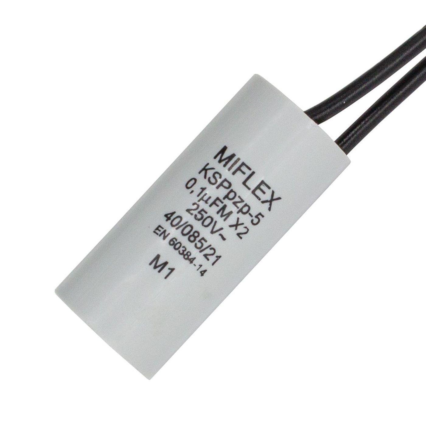Interference suppression Capacitor Radial 0,1µF 250V 15x35mm