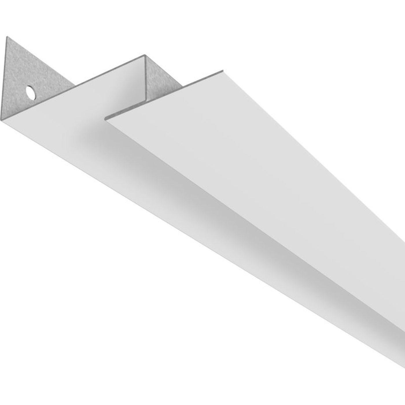 2m LED Drywall profile WRD-40 for installation in suspended grid ceiling systems Steel Zinc sheet