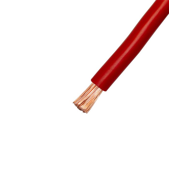 1m FLY Fahrzeugleitung Rot 6mm² rund Kabel Litze KFZ Stromkabel