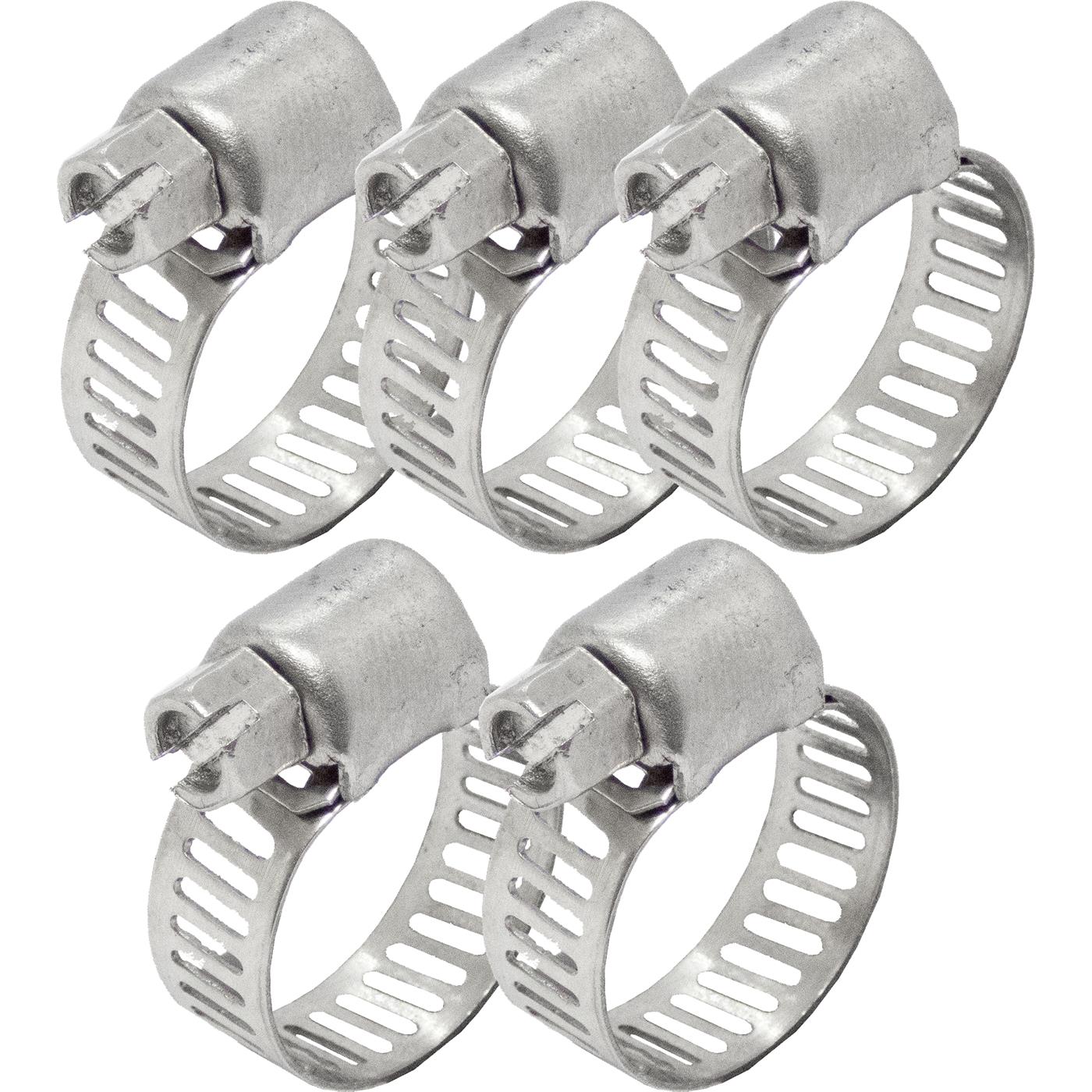 5x Schlauchschelle Edelstahl V4A 304 13-19mm Rohrschelle Halterungsschelle