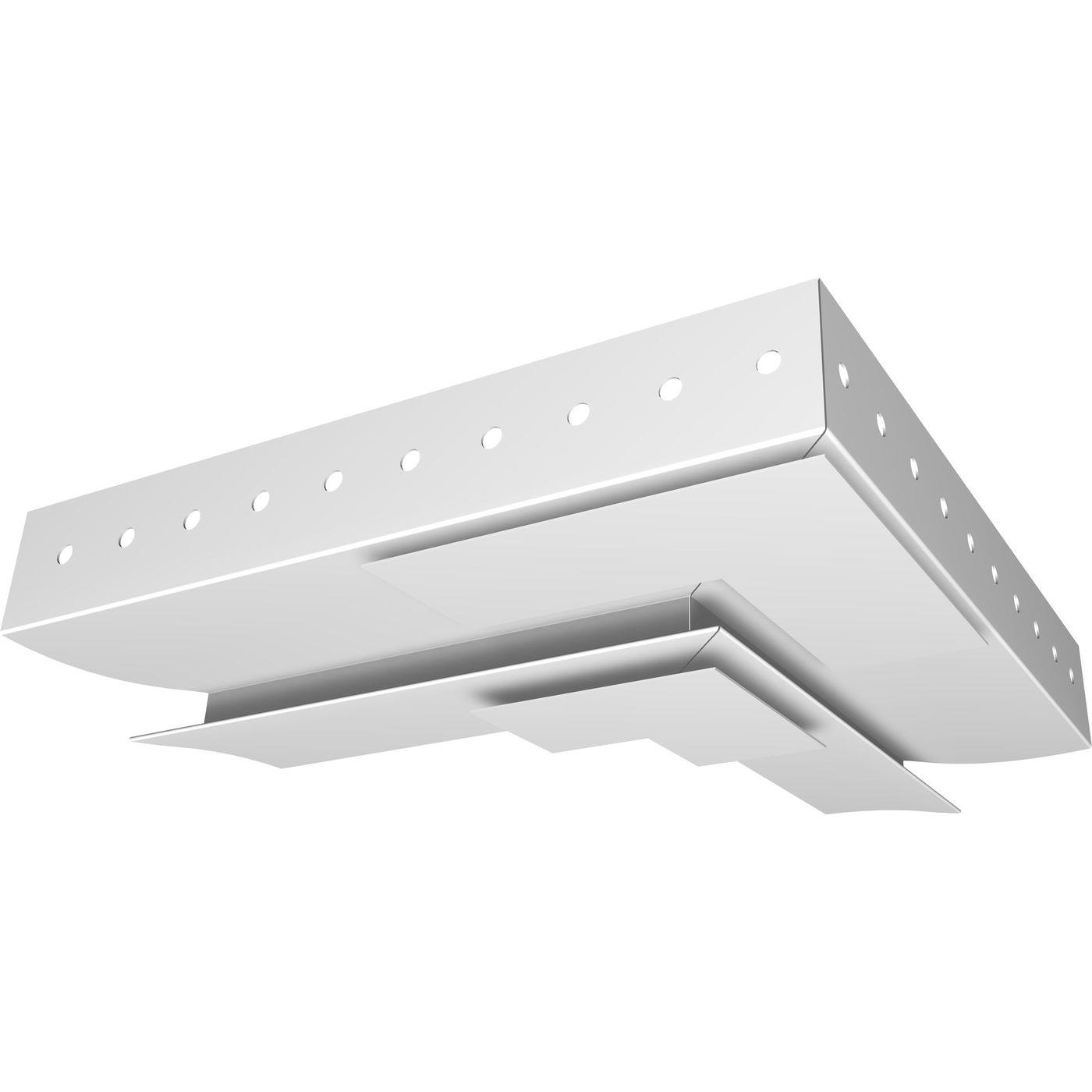 90° Mitre cover for WRD-40 LED drywall profiles White