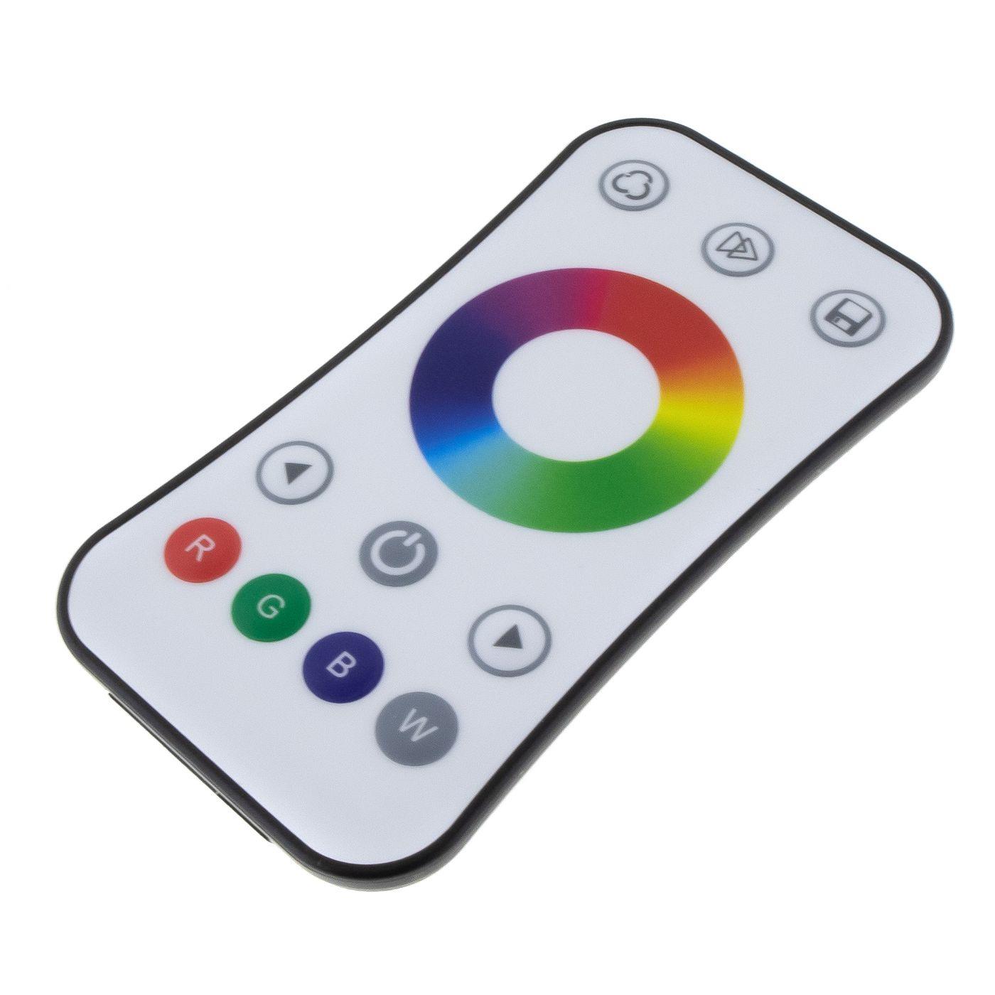 Elegance RGB RGBW LED Fernbedienung Touch Weiß für Farbwechsel Streifen 4-Pin + 5-Pin