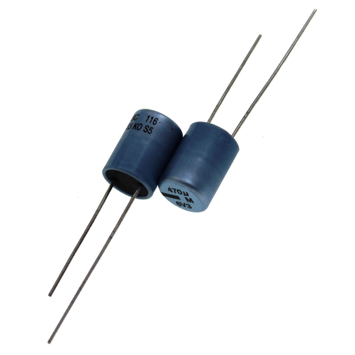 Elko Kondensator Radial 470µF 6,3V 105°C 222211653471 d8x11mm 470uF